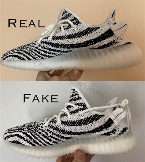 adidas yeezy zebra fake